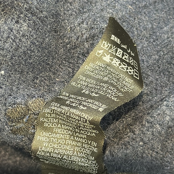 Sweaty Betty Wool/Yak Blend Navy Blue Sweat Size 12 - Picture 7 of 7